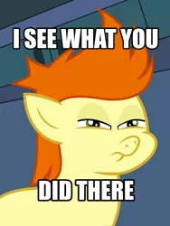 Size: 528x704 | Tagged: safe, artist:cheezedoodle96, derpibooru import, gallop j. fry, pony, .svg available, crossover, futurama, i see what you did there, meme, reaction image, solo, vector