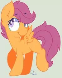 Size: 685x860 | Tagged: artist:longtail448, derpibooru import, safe, scootaloo, solo