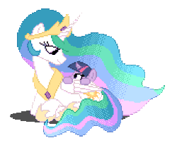 Size: 510x420 | Tagged: safe, artist:mrponiator, derpibooru import, princess celestia, twilight sparkle, alicorn, pony, unicorn, 60 fps, animated, blinking, boop, cute, cutelestia, daaaaaaaaaaaw, dithering, eye contact, eyes closed, female, filly, filly twilight sparkle, happy, heartwarming, hnnng, lidded eyes, mare, momlestia, mrponiator is trying to murder us, noseboop, nuzzling, pixel art, ponyloaf, prone, simple background, smiling, sprite, sweet dreams fuel, transparent background, twiabetes, unicorn twilight, weapons-grade cute, younger