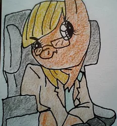 Size: 331x357 | Tagged: safe, artist:aybfim, derpibooru import, oc, unofficial characters only, glasses, male, sitting, solo, stephen hawking, wheelchair