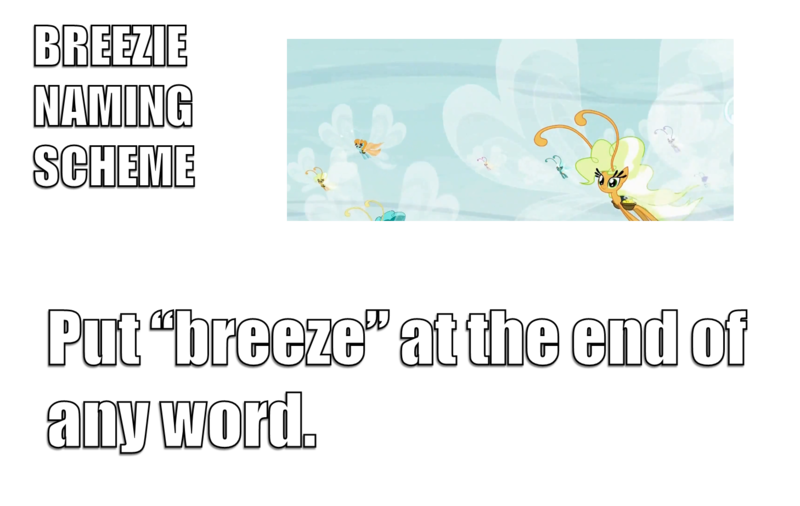 Size: 1458x923 | Tagged: breezie, caption, derpibooru import, edit, edited screencap, image macro, it ain't easy being breezies, safe, screencap, spread wings, text, wings