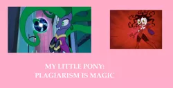 Size: 1660x840 | Tagged: mane-iac, plagiarism is magic, safe, sedusa, the powerpuff girls