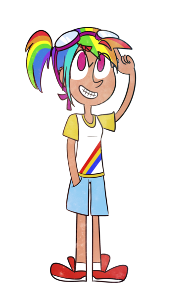 Size: 1024x1632 | Tagged: safe, artist:lila79, derpibooru import, rainbow dash, human, humanized, solo