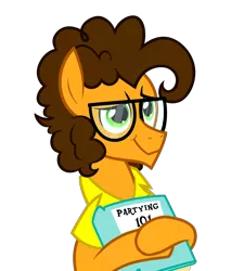 Size: 1700x1889 | Tagged: artist:fillyblue, book, cheese sandwich, derpibooru import, diacheeses, glasses, nerd pony, safe, simple background, solo, transparent background, vector