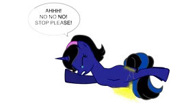 Size: 3163x1905 | Tagged: 9000 hours in pony creator, artist:elvinenchant, crying, derpibooru import, need to pee, oc, omorashi, pissing, pony creator, potty time, solo, suggestive, unofficial characters only, urine