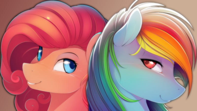 pinkie pie and rainbow dash wallpaper