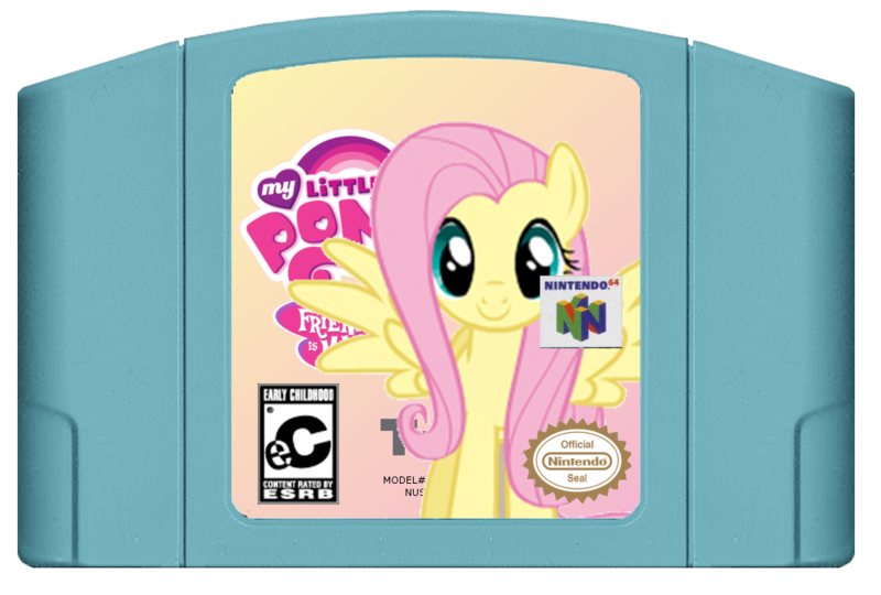 Size: 1005x678 | Tagged: artist:jaythebrainmann, derpibooru import, fluttershy, nintendo, nintendo 64, safe, solo