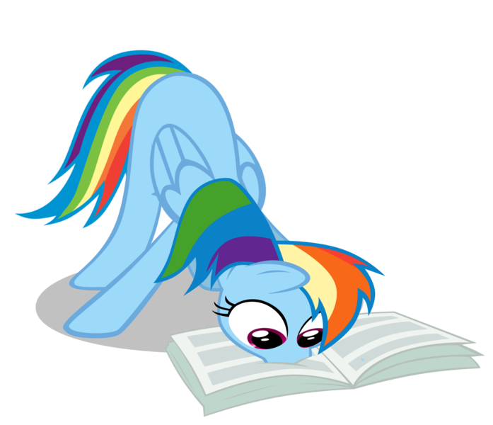 Size: 1714x1475 | Tagged: artist:mlp-scribbles, boop, derpibooru import, facebook, facebooking, face down ass up, newspaper, rainbow dash, reading, safe, simple background, solo, transparent background, vector, wide eyes