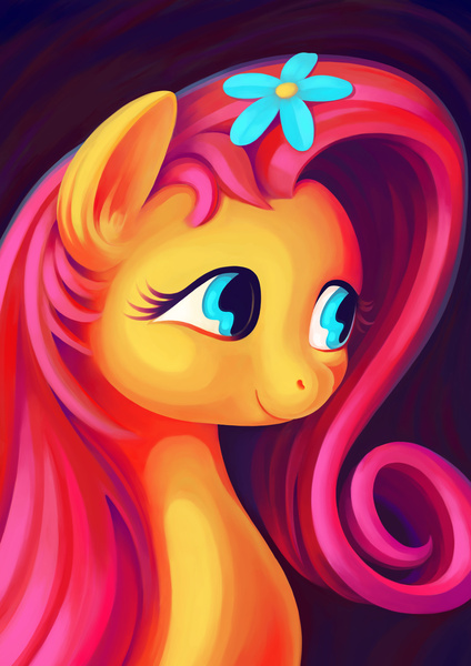 Size: 1400x1981 | Tagged: artist:dahtamnay, derpibooru import, flower, fluttershy, safe, simple background, solo