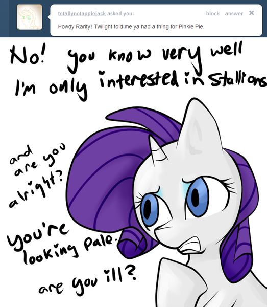 Size: 680x780 | Tagged: artist:moonblizzard, ask, derpibooru import, rarity, rarity answers, safe, solo, tumblr