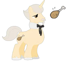 Size: 685x565 | Tagged: safe, artist:queenbodacia, derpibooru import, ponified, pony, unicorn, colonel sanders, kfc, solo