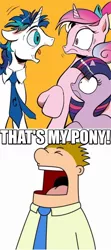 Size: 556x1247 | Tagged: comparison, crossing the memes, derpibooru import, dilbert, exploitable meme, filly, idw, loud howard, meme, obscure reference, princess cadance, safe, screaming armor, shining armor, that's my pony, that's my x, twilight sparkle, younger