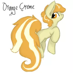 Size: 512x512 | Tagged: safe, artist:zetapuppis, derpibooru import, oc, oc:orange cream, unofficial characters only, legends of equestria, solo