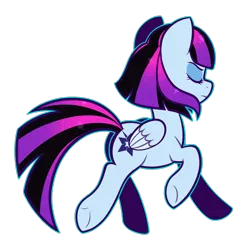 Size: 750x733 | Tagged: safe, artist:sharkmochi, derpibooru import, oc, unofficial characters only, pegasus, pony, amethyst, eyes closed, simple background, solo, transparent background, vector