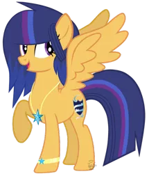 Size: 600x698 | Tagged: 80s hair, artist:twiilightessence, derpibooru import, oc, oc:nova star sparkle, offspring, parent:flash sentry, parents:flashlight, parent:twilight sparkle, safe, solo, unofficial characters only