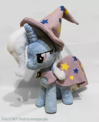 Size: 600x739 | Tagged: safe, artist:mmmgaleryjka, derpibooru import, trixie, pony, unicorn, female, irl, mare, photo, plushie, solo