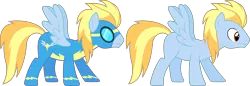 Size: 12590x4340 | Tagged: safe, artist:90sigma, derpibooru import, lightning streak, pegasus, pony, absurd resolution, background pony, goggles, male, simple background, solo, stallion, transparent background, vector, wonderbolts, wonderbolts uniform