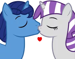 Size: 7630x5950 | Tagged: absurd resolution, artist:stillfire, derpibooru import, female, heart, kissing, male, night light, nightvelvet, safe, shipping, simple background, straight, transparent background, twilight velvet, vector