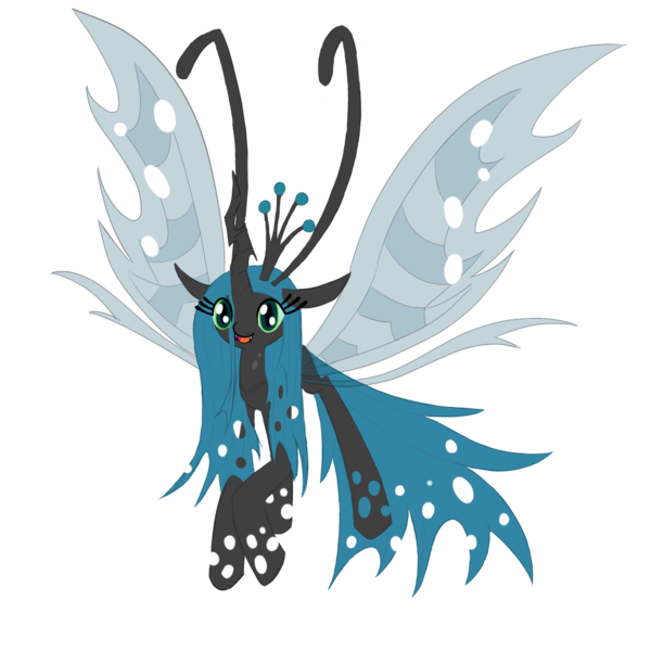 Size: 1280x1280 | Tagged: safe, artist:thaumaturtle, derpibooru import, queen chrysalis, breezie, breeziefied, solo, species swap