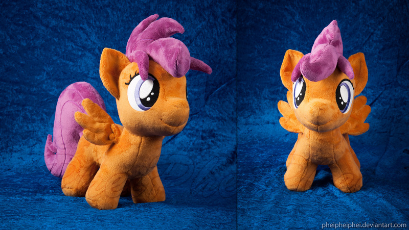 Size: 4845x2731 | Tagged: artist:pheiplushies, derpibooru import, irl, photo, plushie, safe, scootaloo