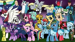 Size: 1000x556 | Tagged: safe, derpibooru import, derpy hooves, lyra heartstrings, mare do well, princess celestia, queen chrysalis, rainbow dash, twilight sparkle, twilight sparkle (alicorn), oc, oc:anon, oc:fausticorn, oc:marker pony, oc:milky way, oc:tracy cage, alicorn, earth pony, human, pegasus, pony, unicorn, the mysterious mare do well, /mlp/, 4chan, 4chan cup, 4chan cup scarf, >no hooves, >rape, anon in equestria, best pony, clothes, cup, eyes closed, face mask, fedora, female, flag, flying, football, frown, glare, grin, hat, hate and penetrate, headband, invisible, irrational exuberance, jackie chan tulpa, lidded eyes, looking at you, looking back, lyra plushie, m.a. larson, male, mare, meghan mccarthy, no hooves, open mouth, panda ring, pandering, plothole plush lyra, plushie, pose, raised eyebrow, raised hoof, safest hooves, scarf, shirt, smiling, smirk, socks, spaghetti, spread wings, squee, stallion, steam, tara strong, team, the burdened, trilby, trophy, twilight scepter, unamused, wat, wide eyes, wings