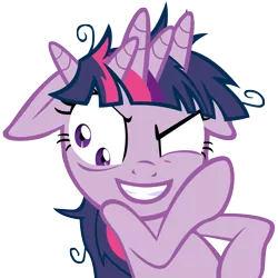 Size: 5000x5000 | Tagged: absurd resolution, artist:r3ign, derpibooru import, edit, floppy ears, grin, insanity, inverted mouth, messy mane, multiple horns, nightmare fuel, rapeface, safe, simple background, smiling, solo, transparent background, twilight sparkle, vector, wat, what has magic done, what has science done, wide eyes