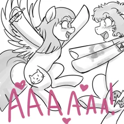 Size: 720x720 | Tagged: achievement hunter, artist:deyogee, blushing, derpibooru import, female, heart, hilarious in hindsight, lindsay tuggey, male, michael jones, monochrome, oc, ponified, pregnancy test, pregnant, rooster teeth, safe, sketch, straight, tattoo, the legend of zelda, triforce, unofficial characters only