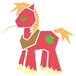 Size: 6000x6000 | Tagged: safe, artist:flamevulture17, derpibooru import, big macintosh, earth pony, pony, absurd resolution, male, minimalist, solo, stallion