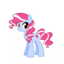 Size: 3000x3000 | Tagged: safe, artist:kianamai, derpibooru import, oc, oc:cotton candy, unofficial characters only, earth pony, pony, kilalaverse, female, mare, next generation, offspring, parent:pinkie pie, parent:pokey pierce, parents:pokeypie, simple background, solo, white background
