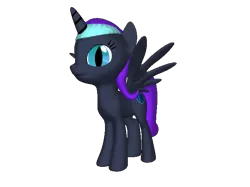 Size: 669x501 | Tagged: safe, derpibooru import, oc, oc:nyx, unofficial characters only, alicorn, pony, 3d, alicorn oc, pony creator 3d, ponylumen, solo