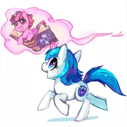Size: 700x700 | Tagged: safe, artist:theuselesstoe, derpibooru import, shining armor, twilight sparkle, pony, unicorn, bbbff, book, brother and sister, colt, cute, dusk shine, duskabetes, female, filly, filly twilight sparkle, flying, flying books, foal, gleamibetes, gleaming shield, happy, magic, male, open mouth, riding, rule 63, rule63betes, running, siblings, smiling, telekinesis, twiabetes, younger