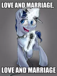 Size: 455x600 | Tagged: artist:drizziedoodles, derpibooru import, frank sinatra, image macro, married with children, meme, ponified, safe, singing, solo