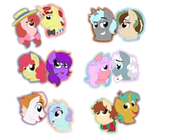 Size: 994x804 | Tagged: safe, artist:strawberry-spritz, derpibooru import, flim, silver lining, silver zoom, snails, oc, canon x oc, female, lesbian, male, ms paint, straight, twinkle toes, wonderbolts