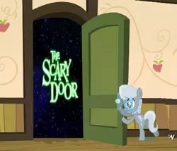 Size: 425x363 | Tagged: apple closet, derpibooru import, door, exploitable meme, futurama, meme, safe, silver spoon, somepony to watch over me, the scary door, the twilight zone