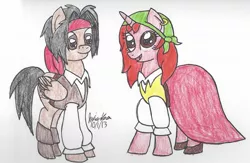 Size: 1547x1011 | Tagged: artist:rainbow-pastel, derpibooru import, pirates of the caribbean, ponified, safe, traditional art