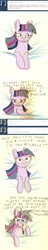 Size: 600x3124 | Tagged: dead source, safe, artist:foxinshadow, derpibooru import, twilight sparkle, ask friendly twilight, ask, bed, comic, solo, tumblr, twilight snapple