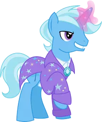 Size: 856x1019 | Tagged: artist:itoruna-the-platypus, derpibooru import, rule 63, safe, simple background, solo, transparent background, tristan, trixie, vector