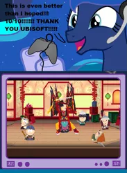 Size: 541x739 | Tagged: derpibooru import, exploitable meme, gamer luna, happy, meme, obligatory pony, princess luna, safe, south park, south park: the stick of truth, tv meme, ubisoft