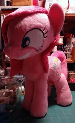 Size: 490x800 | Tagged: artist:appledew, derpibooru import, insanity, irl, photo, pinkamena diane pie, pinkie pie, plushamena, plushie, safe