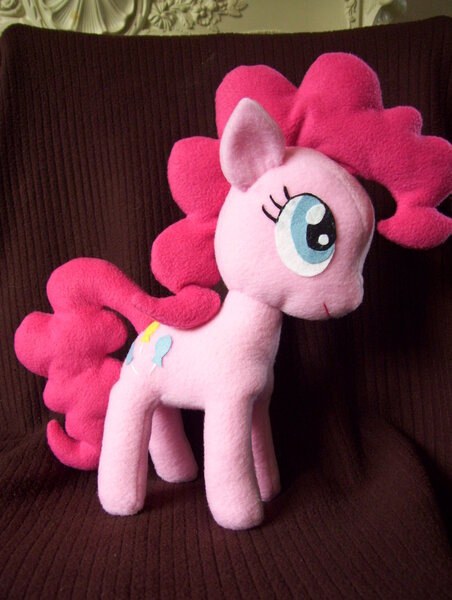 Size: 900x1196 | Tagged: artist:pinkamoone, derpibooru import, irl, photo, pinkie pie, plushie, safe