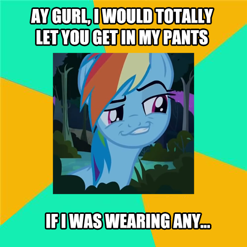 Size: 500x500 | Tagged: artist needed, suggestive, derpibooru import, rainbow dash, meme, smugdash, solo