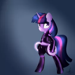 Size: 2000x2000 | Tagged: safe, artist:futaku, derpibooru import, twilight sparkle, solo, tron