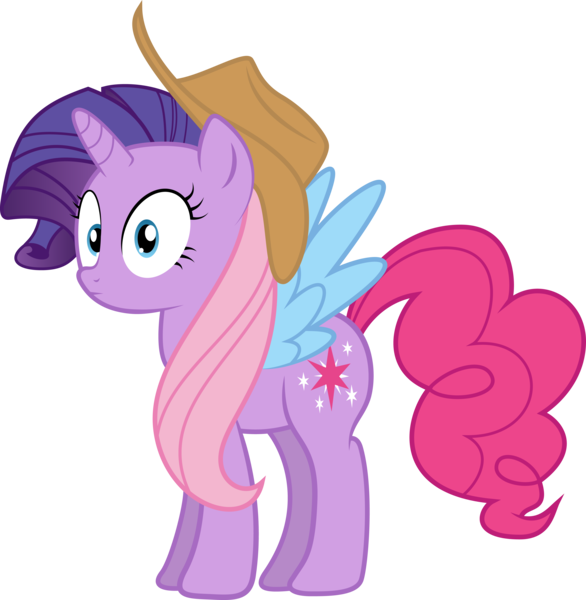 Size: 7874x8060 | Tagged: safe, artist:djdavid98, artist:uxyd, derpibooru import, applejack, fluttershy, pinkie pie, rainbow dash, rarity, twilight sparkle, twilight sparkle (alicorn), oc, alicorn, pony, .ai available, .svg available, abomination, absurd resolution, alicorn oc, appleflaritwidashpie, female, frown, fusion, looking at you, mane six, mare, simple background, solo, this isn't even my final form, transparent background, vector, wat, we have become one, what has science done, wide eyes, wtf