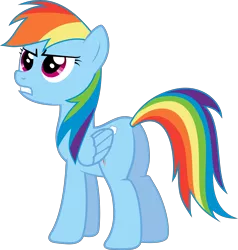 Size: 7836x8225 | Tagged: safe, artist:djdavid98, artist:embersatdawn, derpibooru import, rainbow dash, pegasus, pony, may the best pet win, .ai available, .svg available, absurd resolution, female, mare, simple background, solo, transparent background, vector