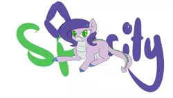 Size: 1337x757 | Tagged: artist:timerifts, derpibooru import, dracony, hybrid, interspecies offspring, oc, oc:amethyst, offspring, parent:rarity, parent:spike, parents:sparity, safe, solo, unofficial characters only