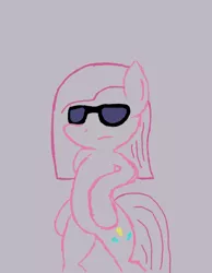 Size: 600x773 | Tagged: safe, artist:chatooka, derpibooru import, pinkie pie, pony, bipedal, pinkamena diane pie, solo, sunglasses, swag, swag pie, swagpie