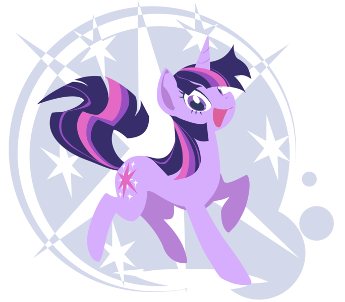 Size: 3421x3000 | Tagged: safe, artist:umbravivens, artist:yoh yoshinari, derpibooru import, twilight sparkle, pony, unicorn, cute, cutie mark, cutie mark background, female, high res, hooves, horn, lineless, looking at you, mare, minimalist, open mouth, simple background, smiling, solo, transparent background, vector