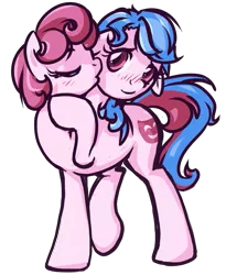 Size: 1035x1265 | Tagged: safe, artist:inlucidreverie, derpibooru import, oc, unofficial characters only, earth pony, pony, conjoined, conjoined twins, female, mare, multiple heads, simple background, transparent background, two heads