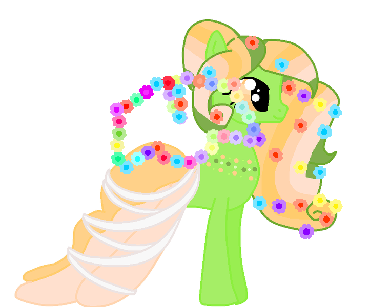 Size: 722x600 | Tagged: safe, artist:mlploverandsoniclover, derpibooru import, oc, unofficial characters only, flower, solo, spring, updated, wings