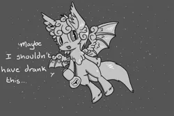 Size: 1800x1200 | Tagged: artist needed, source needed, safe, derpibooru import, oc, oc:flowertart, unofficial characters only, bat pony, mothpony, original species, batmoth pony, solo